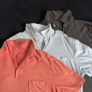 J. Crew broken-in cotton polos (set of 3)